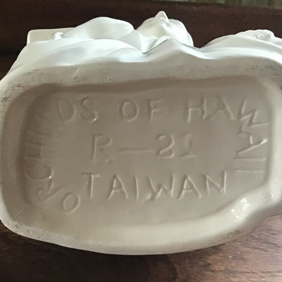 VTG Orchids of Hawaii Tiki Samurai Mug  Ceramic Tiki Glass - Picture 9 of 9